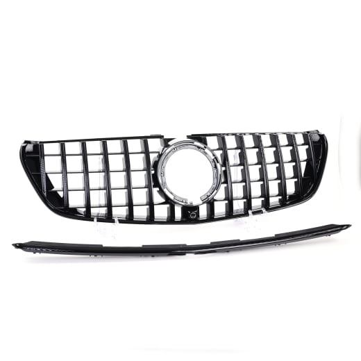 Parrilla Panamericana V-Klasse W447 MoPf 1 negro CHROMETEC | V-447-PA-KG-FL-S-AMG