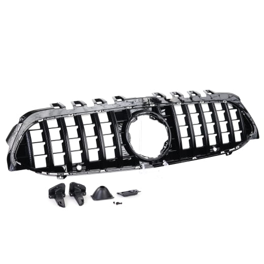 Panamericana radiator grille A-Class hatchback W177 black CHROMETEC | W177-PA-KG-K-S-W177