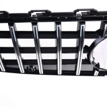 Panamericana radiator grille C-Class sedan W206 chrom black standard CHROMETEC | W206-PA-KG-SERIE-W206