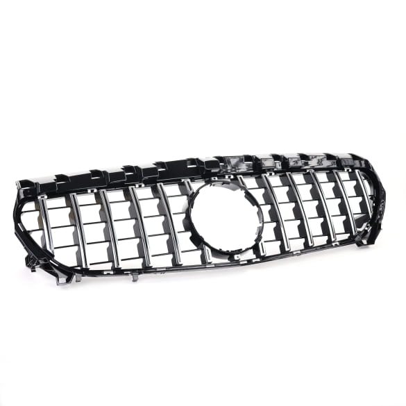 Panamericana radiator grille CLA Coupe C117 chrome black CHROMETEC