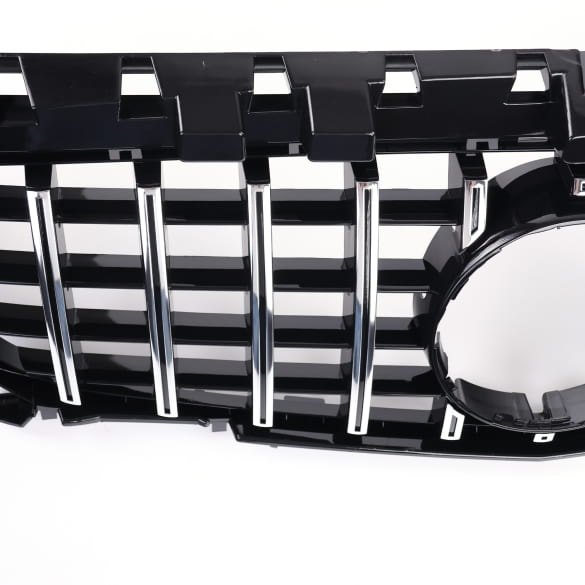 Panamericana radiator grille CLA Coupe C117 chrome black CHROMETEC | W117-PA-KG-C117