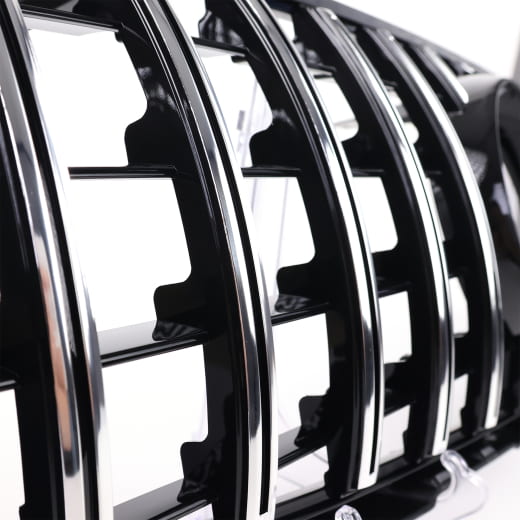 Panamericana radiator grille GLC Coupé C253 chrome black glossy Pre-FL CHROMETEC | XC253-PA-KG-K-C253