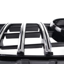 Panamericana radiator grille GLC Coupé C253 chrome black glossy Pre-FL CHROMETEC | XC253-PA-KG-K-C253