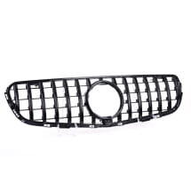 Panamericana radiator grille GLC SUV X253 black glossy AMG-Line Pre-FL CHROMETEC | XC253-PA-KG-K-S-X253