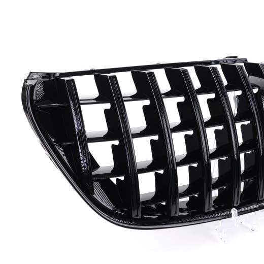 Panamericana radiator grille V-Class W447 facelift 1 black CHROMETEC | V-447-PA-KG-FL-S-AMG