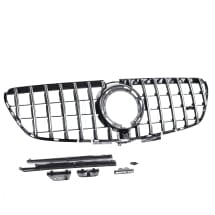 Panamericana radiator grille V-Class W447 facelift 1 chrome black CHROMETEC | V-447-PA-KG-FL