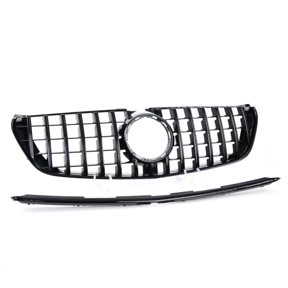 Panamericana radiatorgrille V-Klasse W447 zwart CHROMETEC | V-447-PA-KG-S