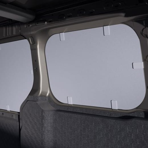 Paneles de pared de plástico Kia PV5 protector de carga 4 piezas | Innenwand-PV5-Kunststoff
