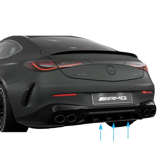  Panneau de diffuseur CLE 53 AMG Pack esthétique C236 A236 Original Mercedes-AMG | 236-Diffusor-Brett