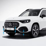 Molduras paquete Night paragolpes GLB EQ X244 AMG Line original Mercedes-Benz