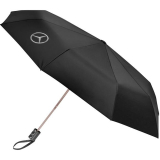 Parapluie de poche noir or rosé Collection originale Mercedes-Benz