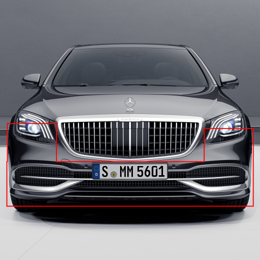Paraurti anteriore Maybach Classe S W222 Original Mercedes-Benz | 222-Maybach-Front