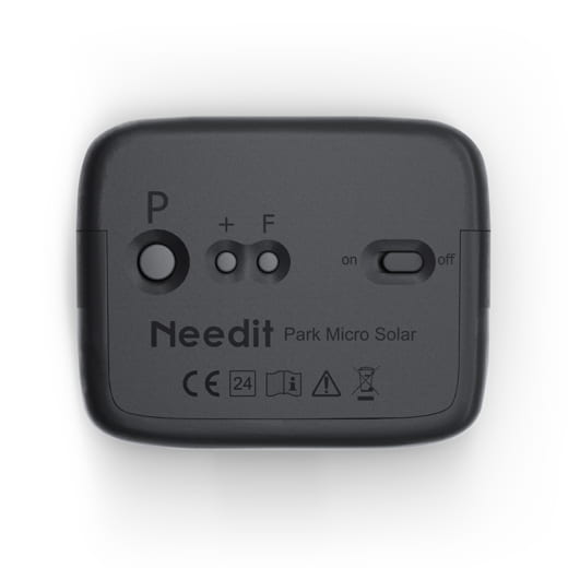 NEEDIT Park Micro Solar Electronic parking disc blue | TNQ9020