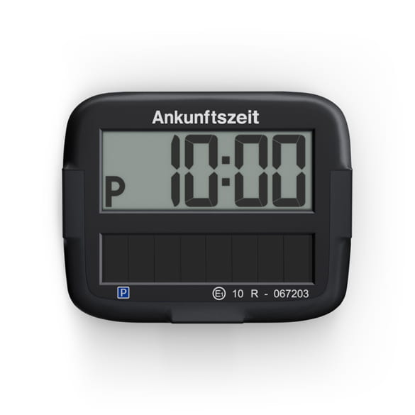 NEEDIT Park Micro Solar Elektronische Parkscheibe schwarz