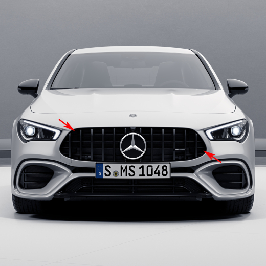 Parrilla Panamericana negra AMG CLA 45 C118 X118 | 118-Pana-black