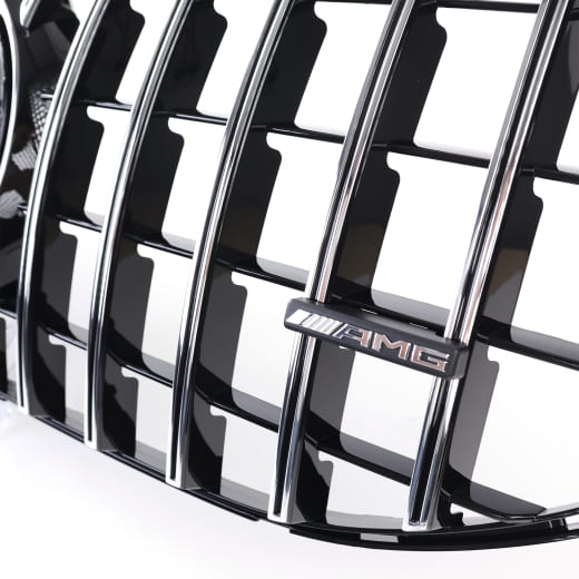Parrilla Panamericana GLS SUV X167 cromado negro CHROMETEC | X167-PA-KG
