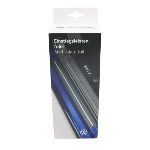 Pellicola protettiva soglia d'ingresso VW ID.4 nero argento 4 pezzi ricambio originale Volkswagen | 11A071310 ZMD-ID4