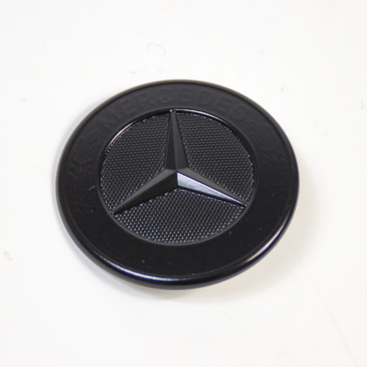 Emblema anteriore nero opaco cofano motore originale Mercedes-Benz | Stern-Emblem-schwarz-5