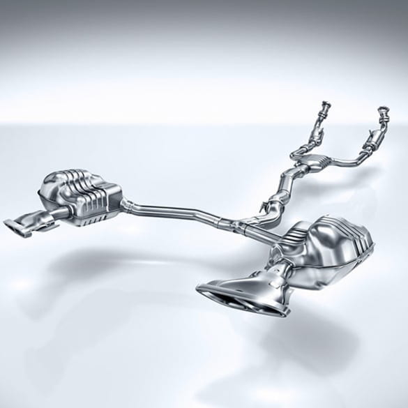 Performance uitlaatsysteem C400 C-Klasse A205 C205 Origineel Mercedes-Benz