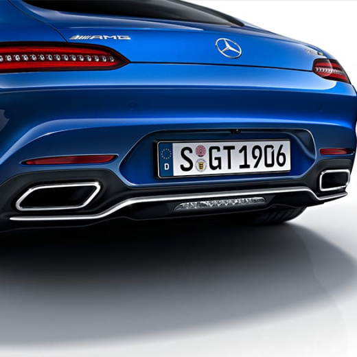 AMG GT colas de escape C190 cromo Original Mercedes-Benz | AMGGT-Auspuffblenden-Chrom
