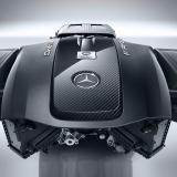 Cubierta del motor de carbono AMG GT C190 Original Mercedes-Benz