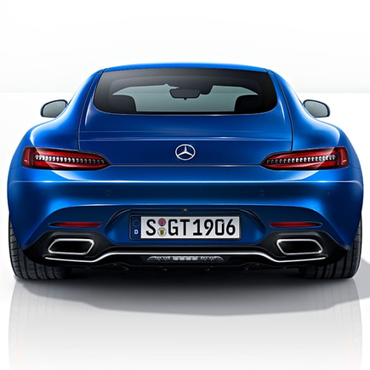 Moldura difusor AMG GT Original Mercedes-Benz C190  | AMGGT-Dif-chrom