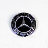 Emblema con estrella para parachoques original Mercedes-Benz negro