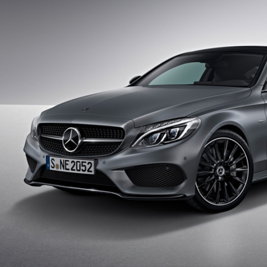 C 43 AMG parrilla diamante Night Edition Clase C W205 Original Mercedes-Benz | C43-AMG-Kuehlergrill-NE