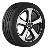 Juego de llantas de 19 pulgadas de 5 radios GLC SUV X253 Coupé C253 Original Mercedes-Benz