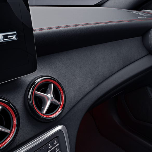 Elemento decorativo AMG microfibra Dinamica CLA C117 original Mercedes‑Benz | CLA-Zierelement-2