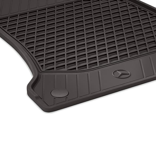 Alfombrillas de goma 2 piezas marrón espresso Clase E W213 Original Mercedes-Benz | A2136800106 8U51