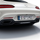 AMG GT C190 colas de escape Night package original Mercedes-Benz