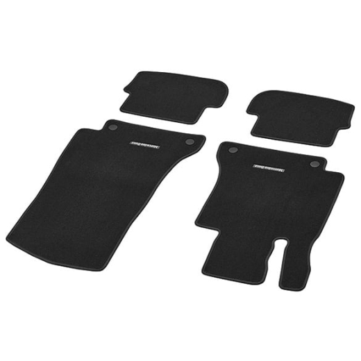 Alfombrillas de velour negro C-Klasse Cabrio A205 Original Mercedes-Benz | A20568006049J74/A20568077009J74