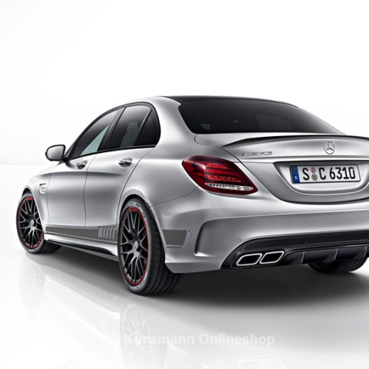 Juego de vinilos de franjas laterales C 63 AMG Edition 1 Clase C W205 Original Mercedes-Benz | C63-ED1-seitlich