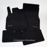 Juego de alfombrillas de velours Clase A W169 negro Original Mercedes-Benz