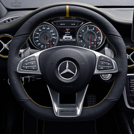 Volante AMG Performance Yellow Night Edition Clase A W176 Original | A16646014011C88-W176