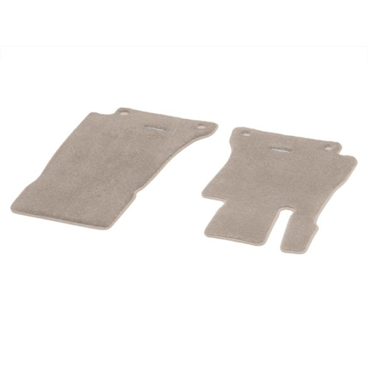 Alfombrillas exclusivas de terciopelo, alfombrillas E-Klasse W213 de pelo alto, original Mercedes-Benz macchiatobeige | A2136801806 8V00