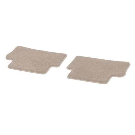 Juego de alfombrillas exclusivas de terciopelo E-Klasse W213 de pelo alto trasero original Mercedes-Benz beige | A2136802406 8V00