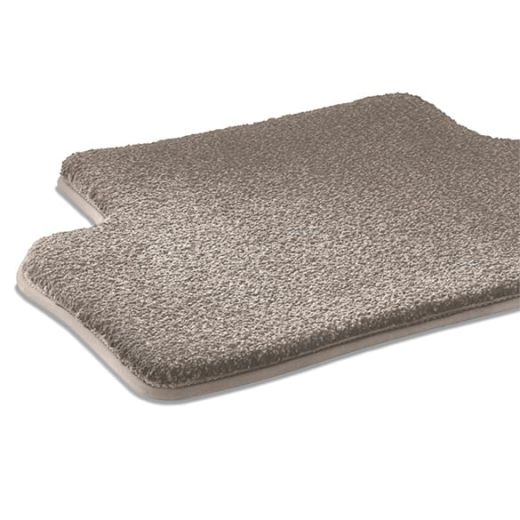 Juego de alfombrillas exclusivas de terciopelo E-Klasse W213 de pelo alto trasero original Mercedes-Benz beige | A2136802406 8V00