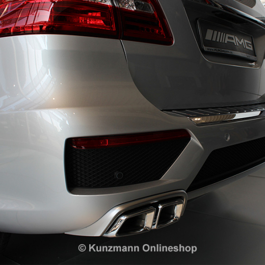 Colas de escape AMG cuadradas de 4 salidas Clase M W166 Original Mercedes-Benz | 166-AMG63-ESD