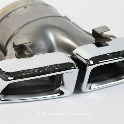 Colas de escape AMG cuadradas de 4 salidas Clase M W166 Original Mercedes-Benz | 166-AMG63-ESD