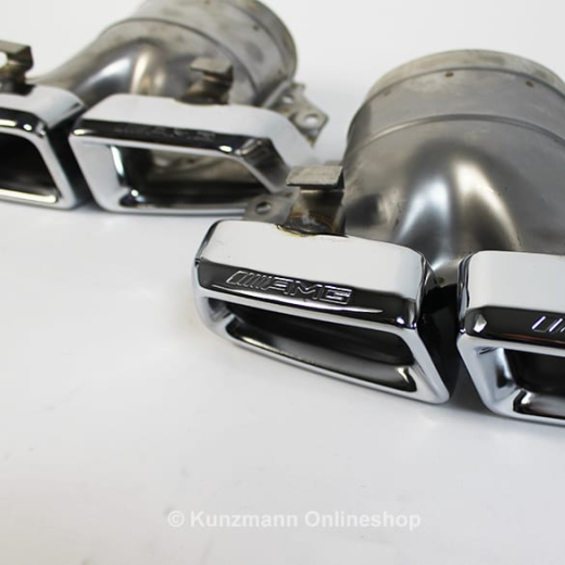 Colas de escape AMG cuadradas de 4 salidas Clase M W166 Original Mercedes-Benz | 166-AMG63-ESD