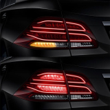 Juego de pilotos traseros LED Facelift Clase M W166 original Mercedes-Benz