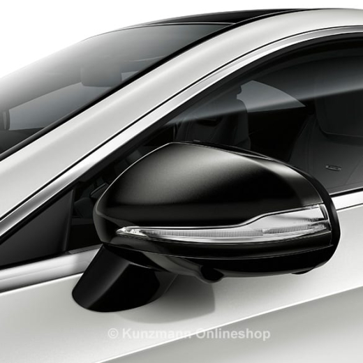 Juego de carcasas de retrovisor paquete night negro Clase S W222 Original Mercedes-Benz | W222-Spiegelkappen-schwarz