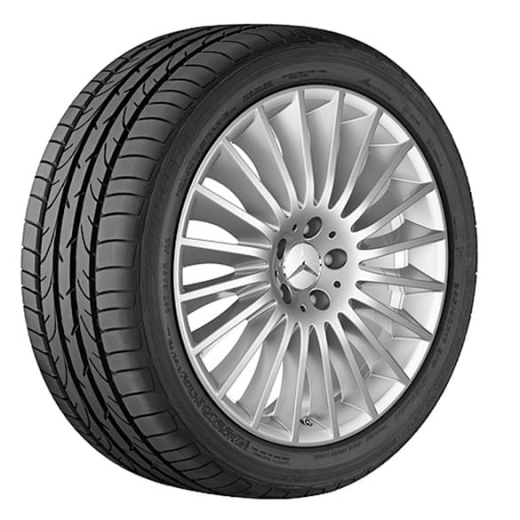 Juego de llantas de 19 pulgadas multirradio Clase S W222 original Mercedes-Benz | A22240115/6027X45-Satz