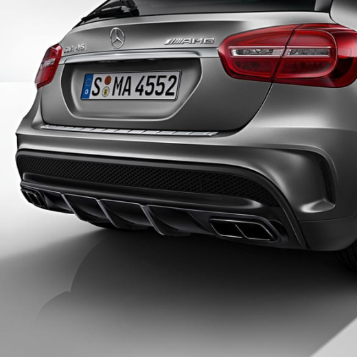 Difusor trasero GLA 45 AMG | Clase GLA X156 | Original Mercedes-Benz | GLA-45-Heck-Night