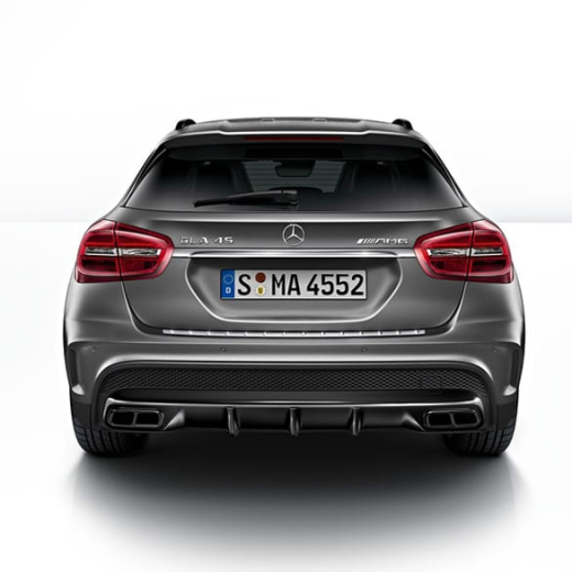 Difusor trasero GLA 45 AMG | Clase GLA X156 | Original Mercedes-Benz | GLA-45-Heck-Night