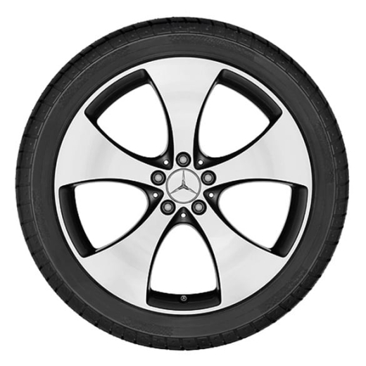 Juego de llantas de 20 pulgadas de 5 radios GLC X253 C253 original Mercedes-Benz | A25340113007X44-Satz
