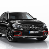 Rejilla de entrada de aire GLC 43 AMG GLC X253 Original Mercedes-Benz