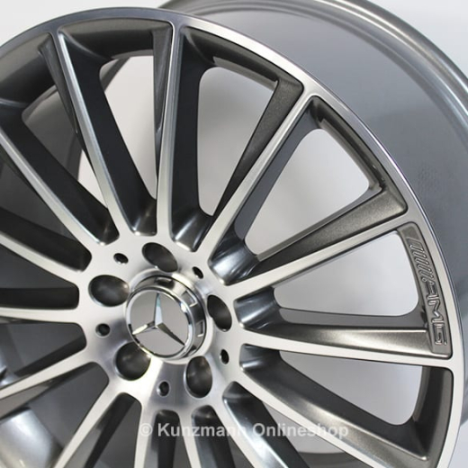 Juego de llantas AMG originales de 20 pulgadas GLC Coupé C253 gris | A25340119007X21/27007X21